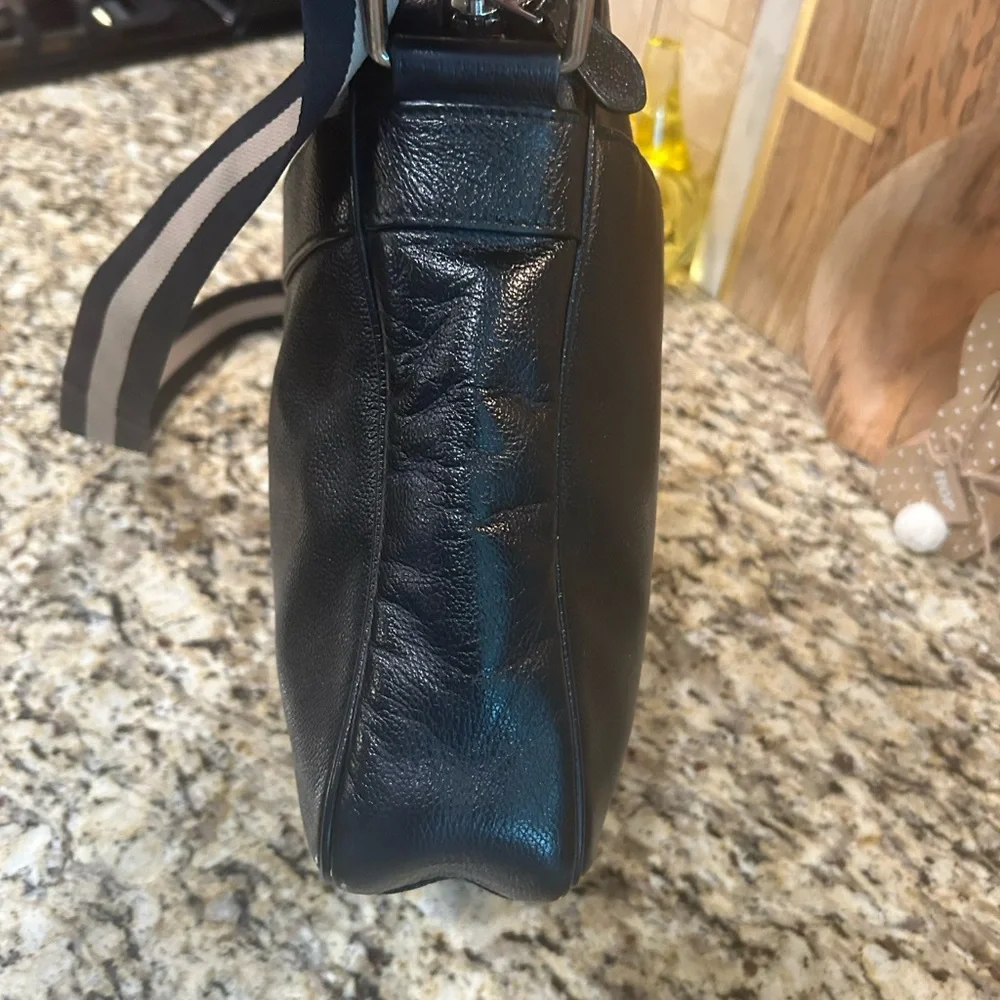 Coach Charles Flight Bag Leather Shoulder Bag